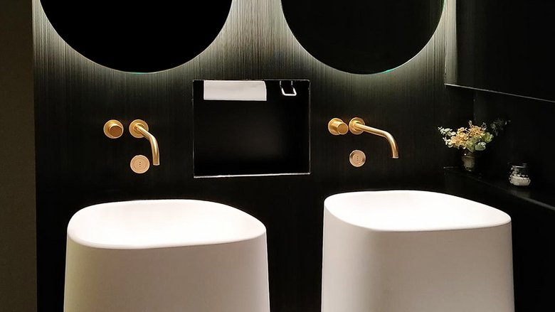 Projektdarstellung - Sanitärausstattung in modernem Design von PROOX