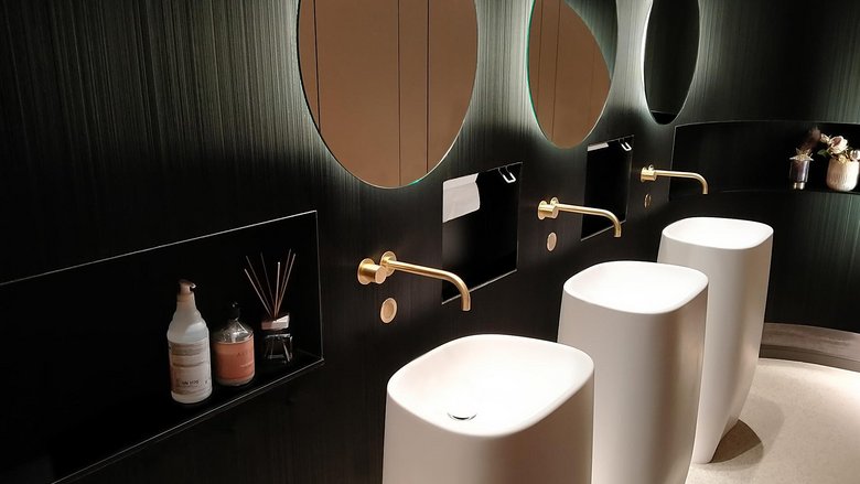 Projektdarstellung - Sanitärausstattung in modernem Design von PROOX