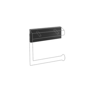 WC-RollenEdelstahl-halter von PROOX