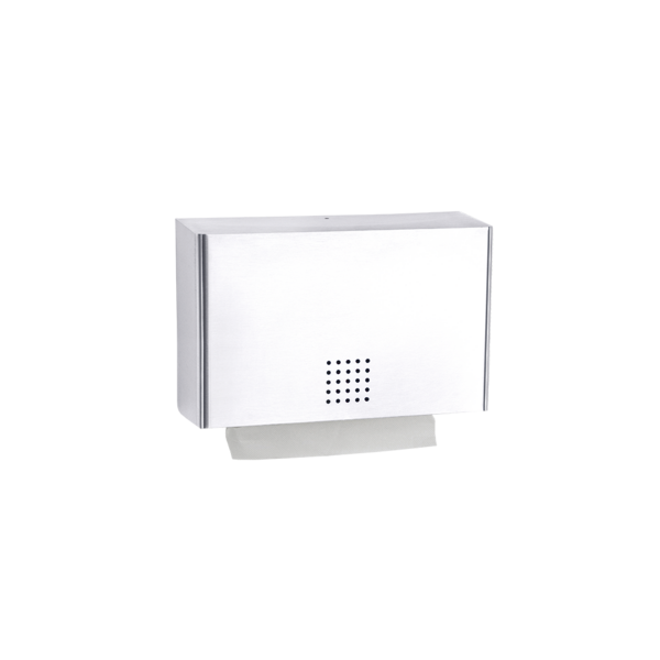 Paper towel dispenser small, white, approx. 350 sheet, 202mm height