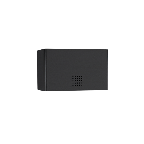 Electr. hand dryer, black, 301mm width