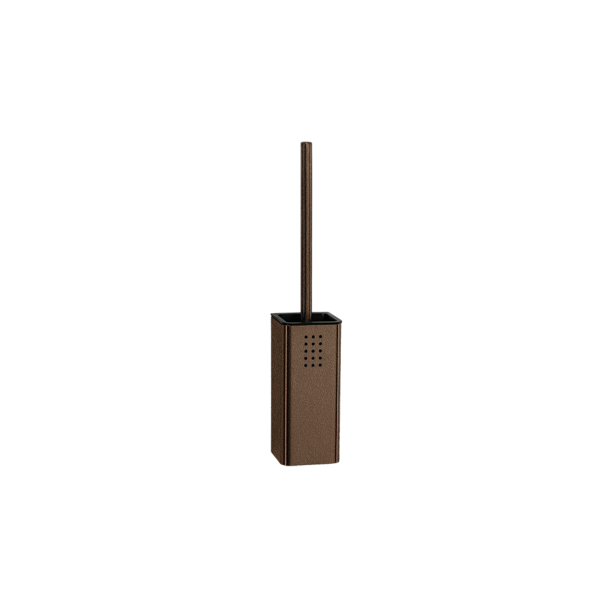 Toilet brush set, bronze